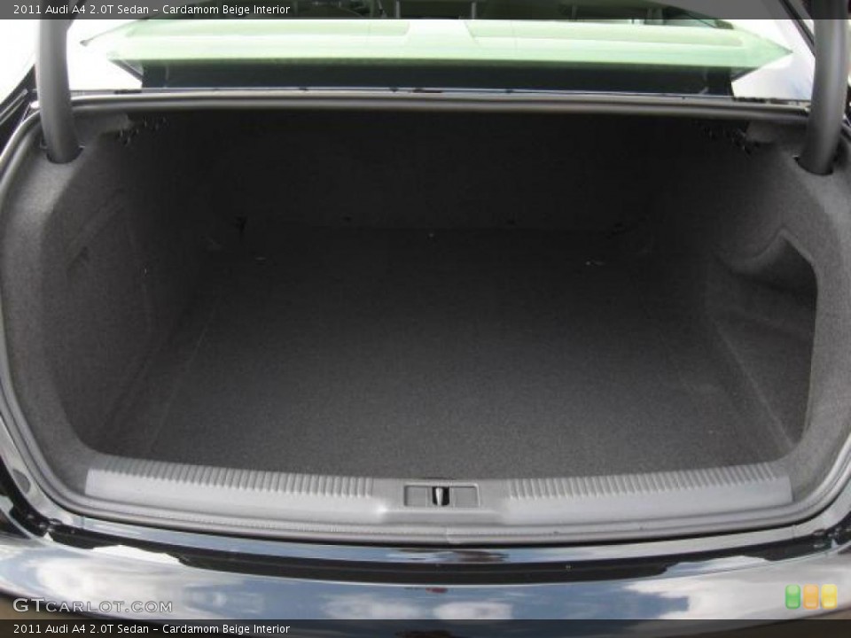Cardamom Beige Interior Trunk for the 2011 Audi A4 2.0T Sedan #40565422