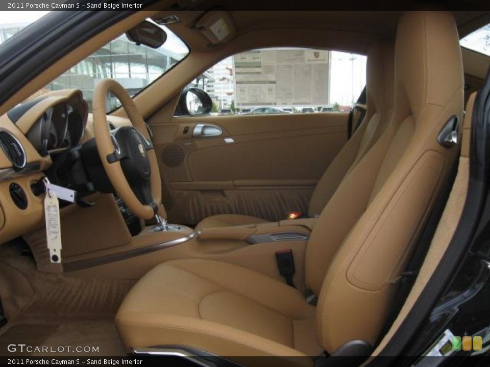 Sand Beige Interior Photo for the 2011 Porsche Cayman S #40566486