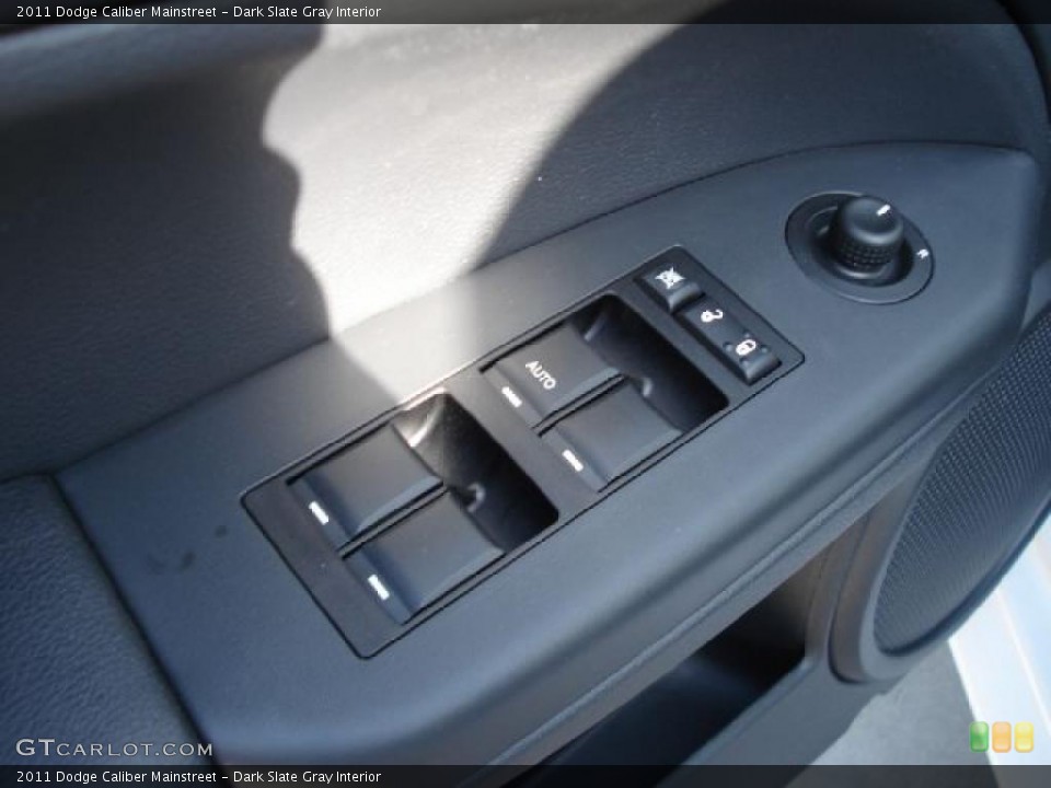 Dark Slate Gray Interior Controls for the 2011 Dodge Caliber Mainstreet #40569766