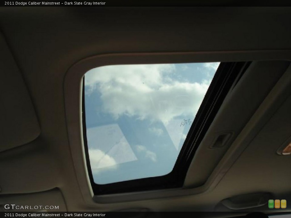 Dark Slate Gray Interior Sunroof for the 2011 Dodge Caliber Mainstreet #40569786