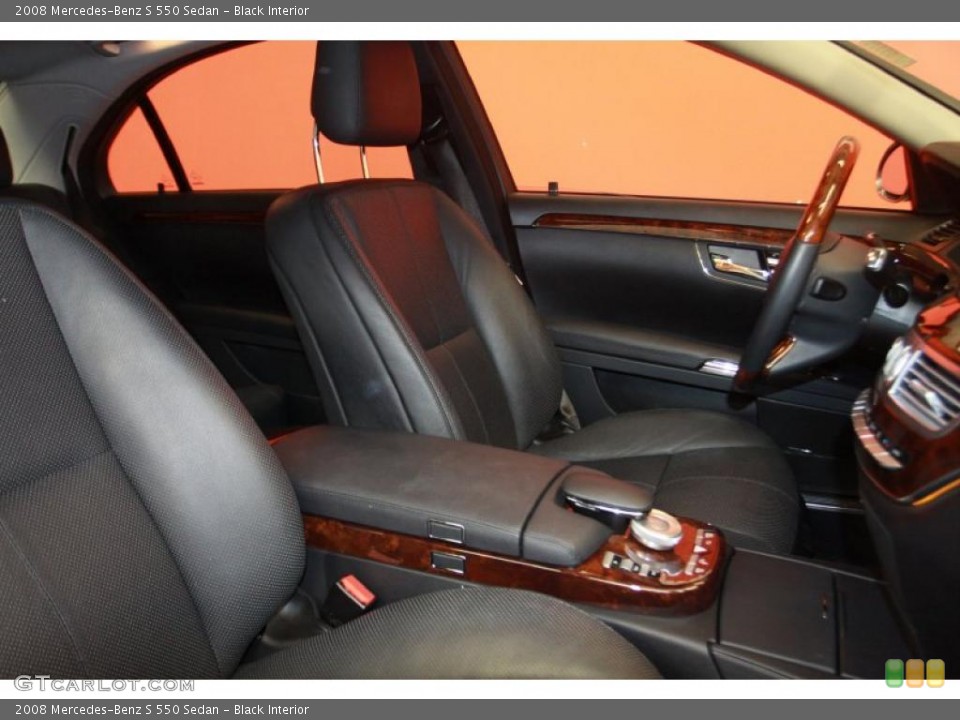Black Interior Photo for the 2008 Mercedes-Benz S 550 Sedan #40572069