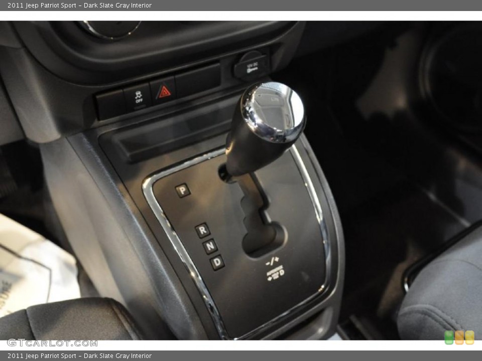 Dark Slate Gray Interior Transmission for the 2011 Jeep Patriot Sport #40573413