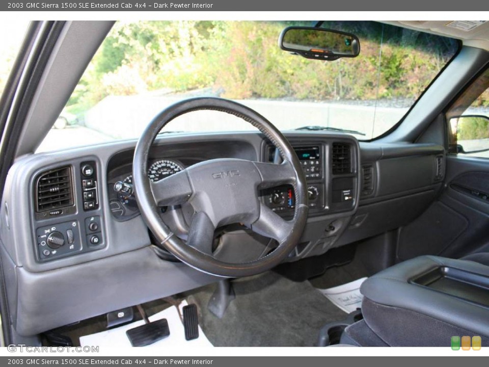 Dark Pewter Interior Photo for the 2003 GMC Sierra 1500 SLE Extended Cab 4x4 #40575209