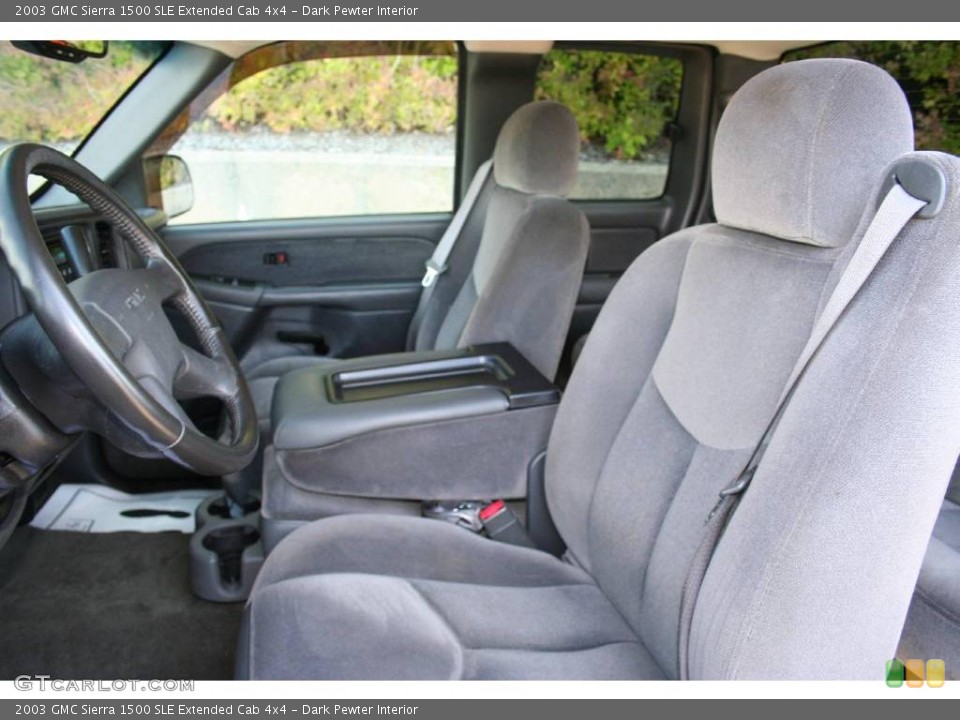 Dark Pewter Interior Photo for the 2003 GMC Sierra 1500 SLE Extended Cab 4x4 #40575213