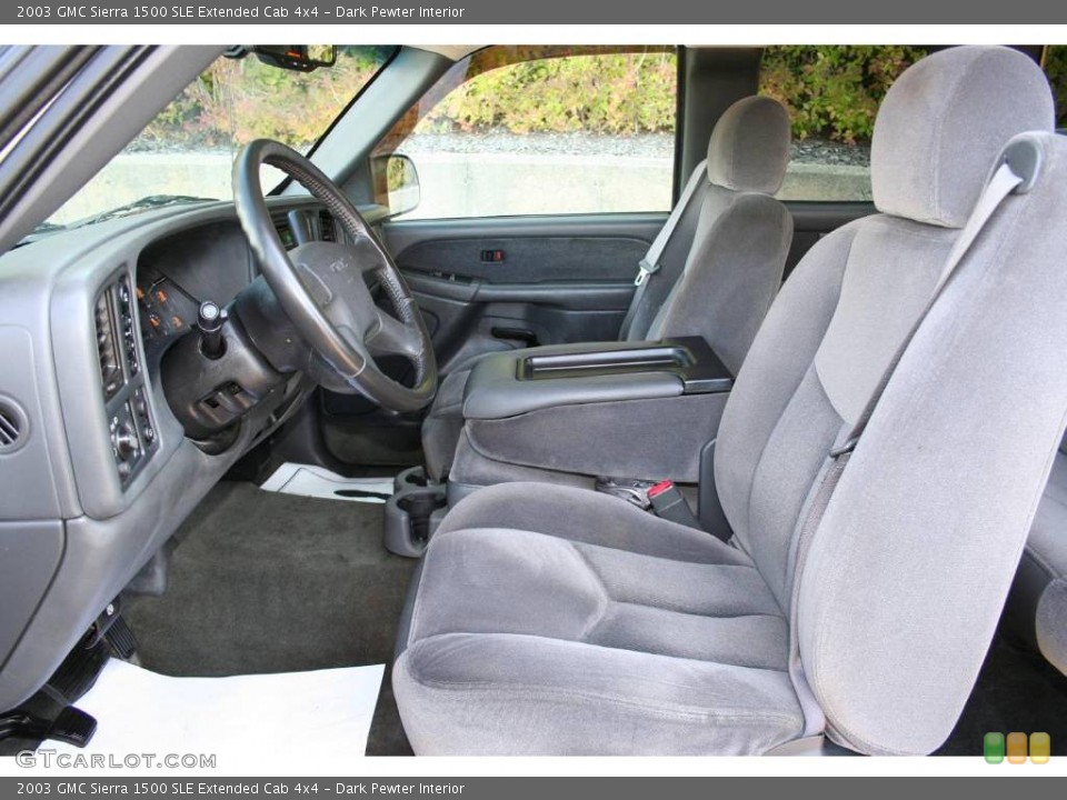 Dark Pewter Interior Photo for the 2003 GMC Sierra 1500 SLE Extended Cab 4x4 #40575229