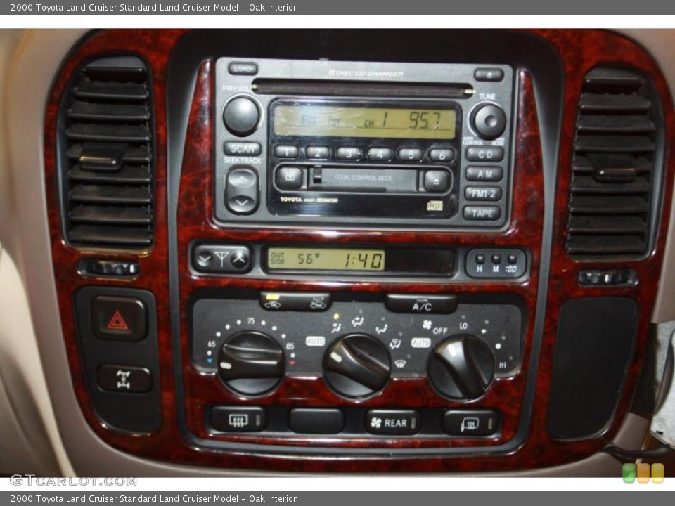 Oak Interior Controls for the 2000 Toyota Land Cruiser  #40575337