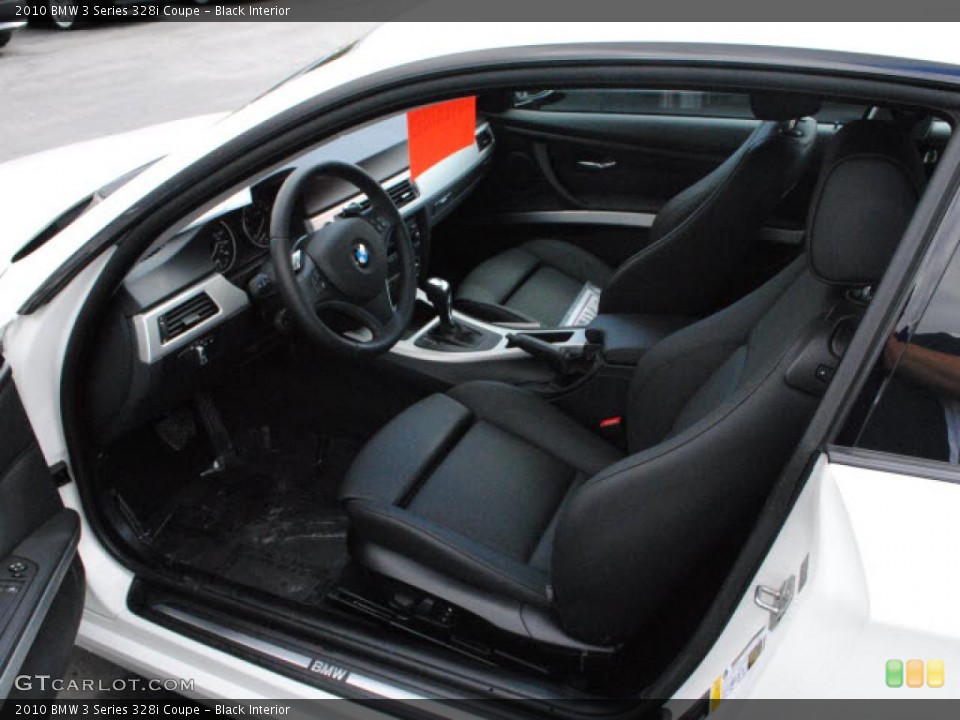 Black Interior Prime Interior for the 2010 BMW 3 Series 328i Coupe #40576189