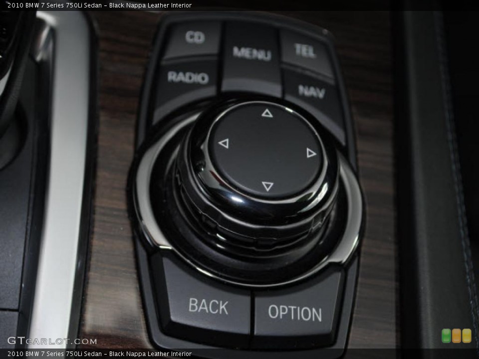 Black Nappa Leather Interior Controls for the 2010 BMW 7 Series 750Li Sedan #40578569
