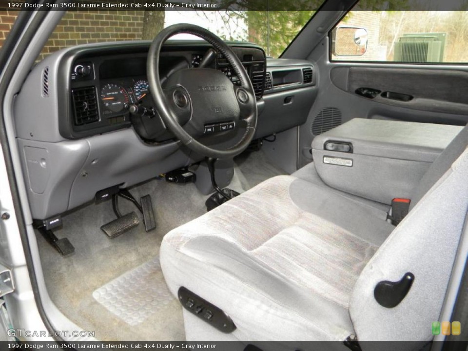 Gray Interior Dashboard for the 1997 Dodge Ram 3500 Laramie Extended Cab 4x4 Dually #40578853