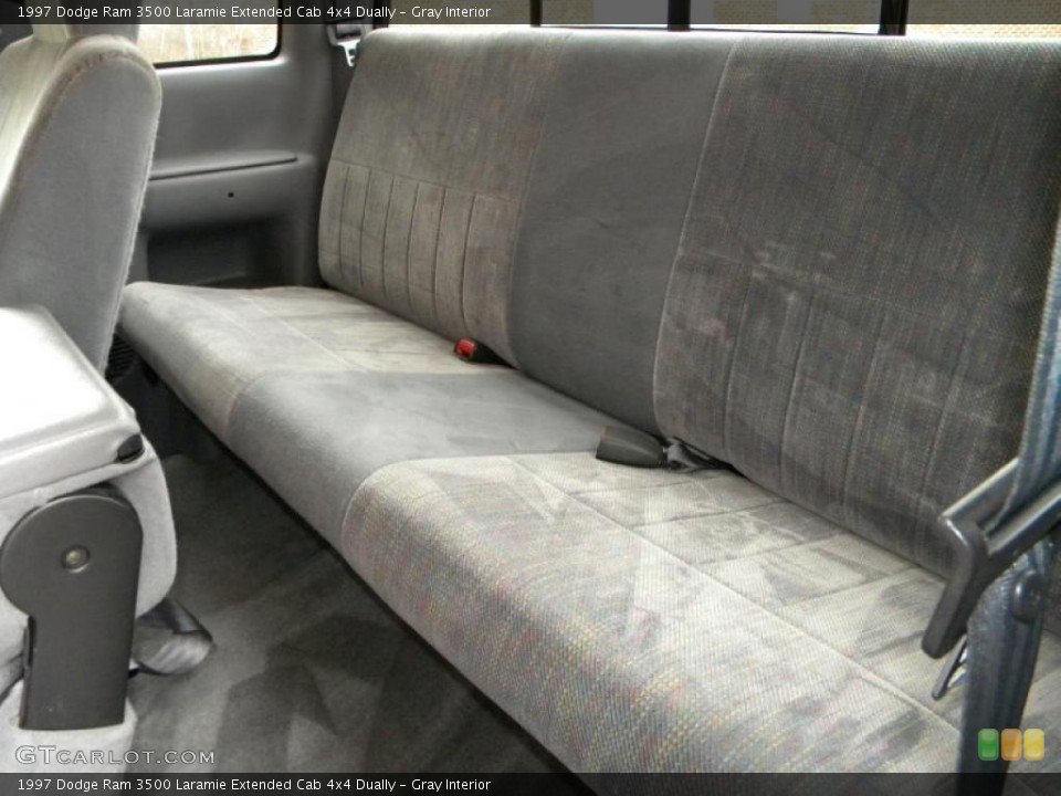 Gray Interior Photo for the 1997 Dodge Ram 3500 Laramie Extended Cab 4x4 Dually #40578941