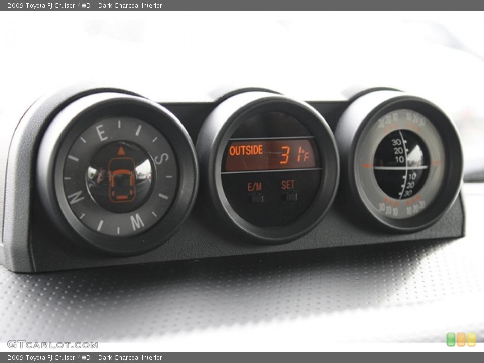 Dark Charcoal Interior Gauges for the 2009 Toyota FJ Cruiser 4WD #40578968