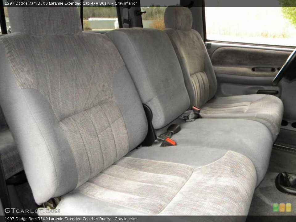 Gray Interior Photo for the 1997 Dodge Ram 3500 Laramie Extended Cab 4x4 Dually #40579073