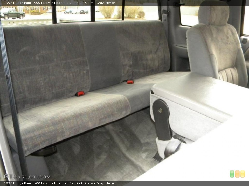 Gray Interior Photo for the 1997 Dodge Ram 3500 Laramie Extended Cab 4x4 Dually #40579189