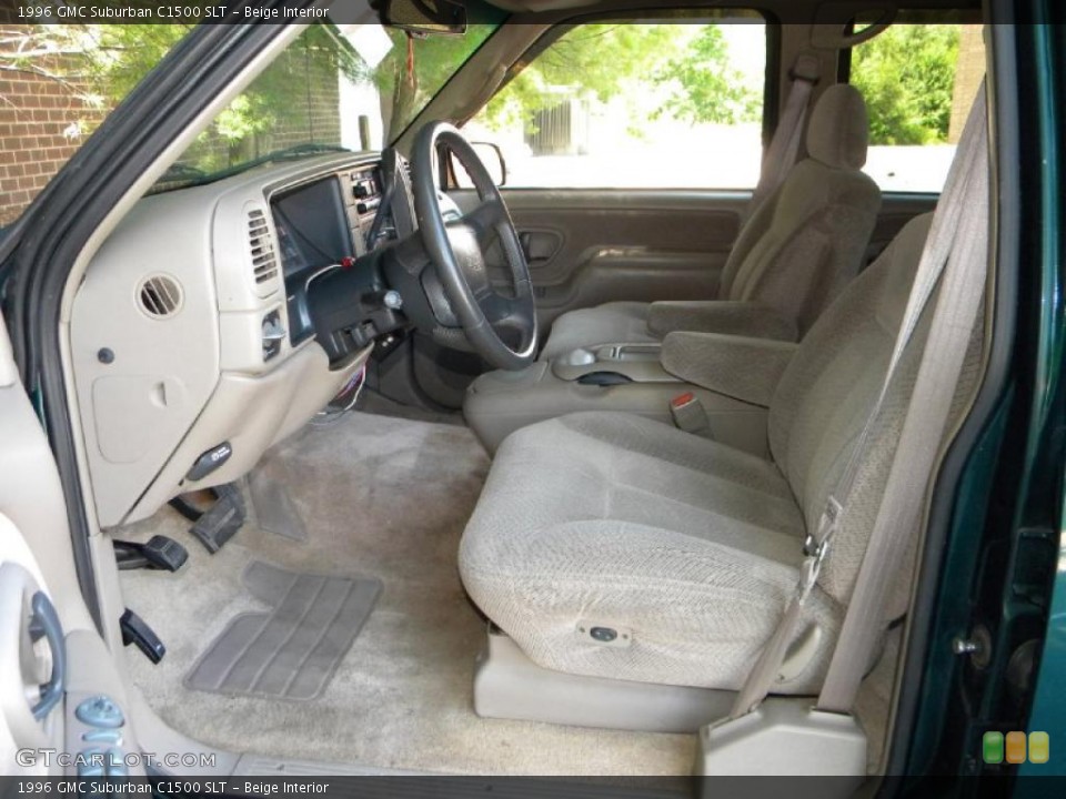 Beige Interior Photo for the 1996 GMC Suburban C1500 SLT #40580065
