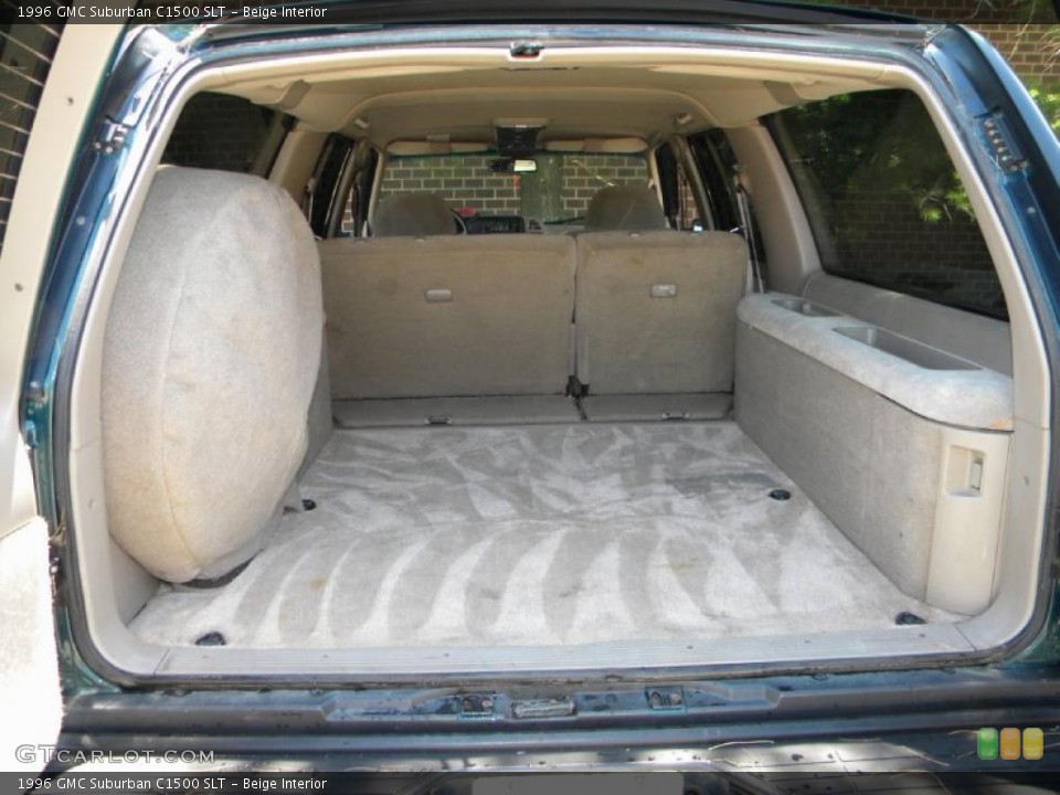 Beige Interior Trunk for the 1996 GMC Suburban C1500 SLT #40580197