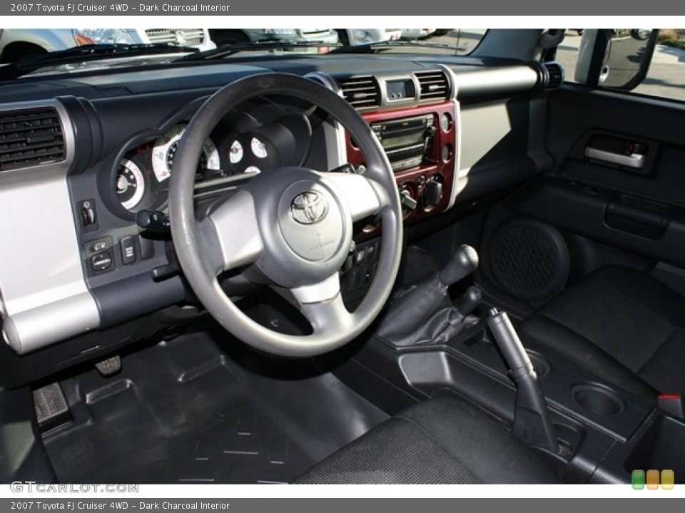 Dark Charcoal Interior Dashboard for the 2007 Toyota FJ Cruiser 4WD #40580425