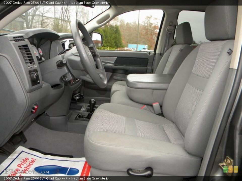 Medium Slate Gray Interior Photo for the 2007 Dodge Ram 2500 SLT Quad Cab 4x4 #40581197