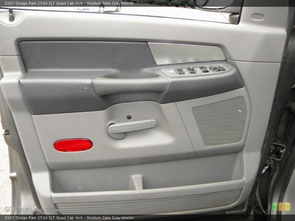 Medium Slate Gray Interior Door Panel for the 2007 Dodge Ram 2500 SLT Quad Cab 4x4 #40581269