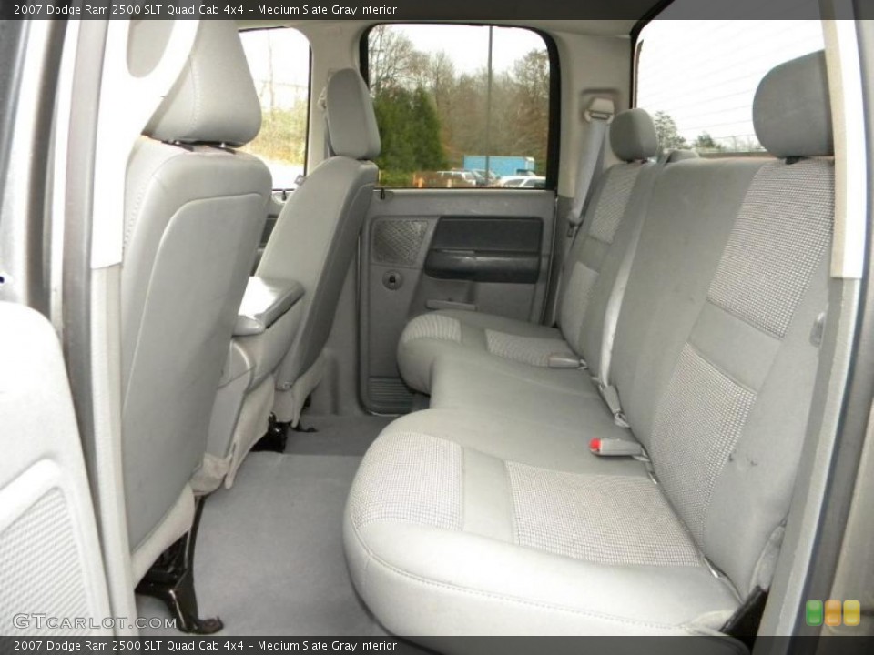 Medium Slate Gray Interior Photo for the 2007 Dodge Ram 2500 SLT Quad Cab 4x4 #40581281