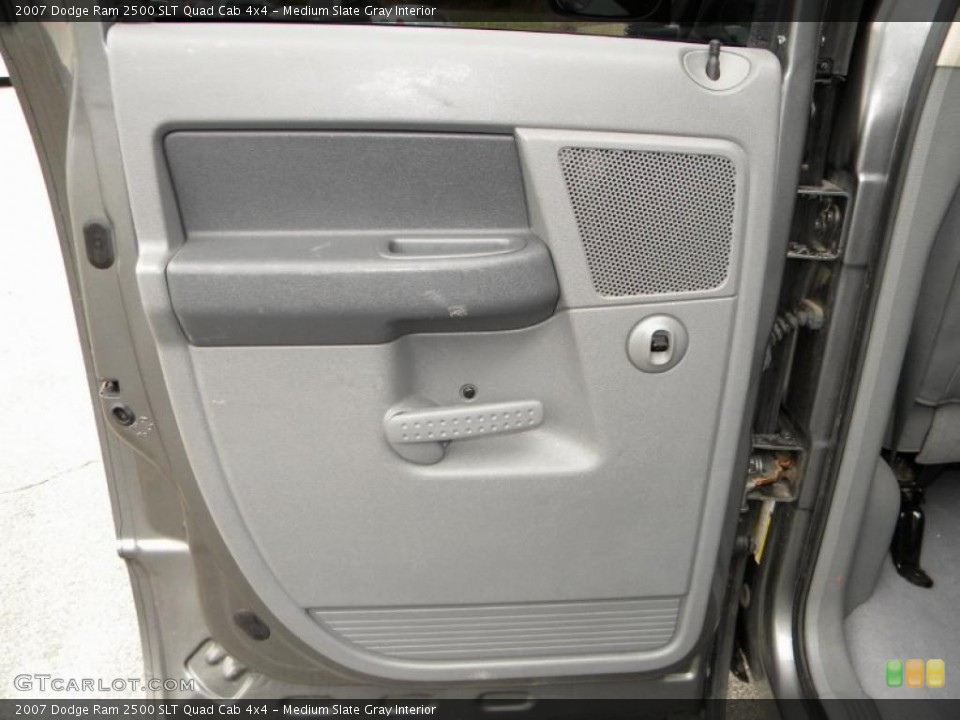 Medium Slate Gray Interior Door Panel for the 2007 Dodge Ram 2500 SLT Quad Cab 4x4 #40581325