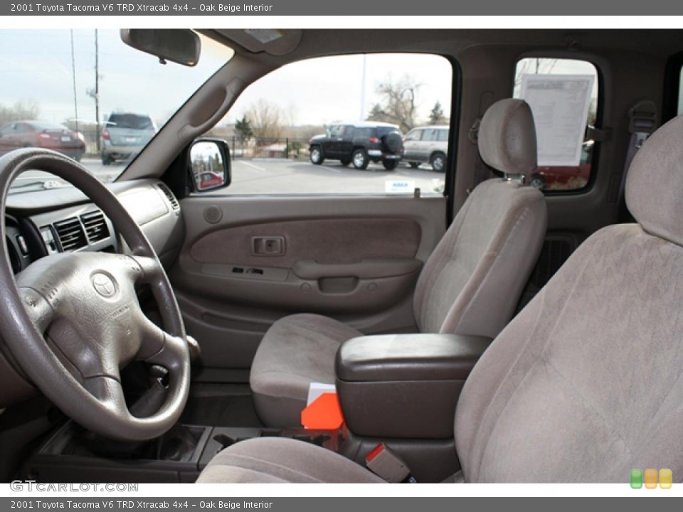 Oak Beige Interior Photo for the 2001 Toyota Tacoma V6 TRD Xtracab 4x4 #40581385