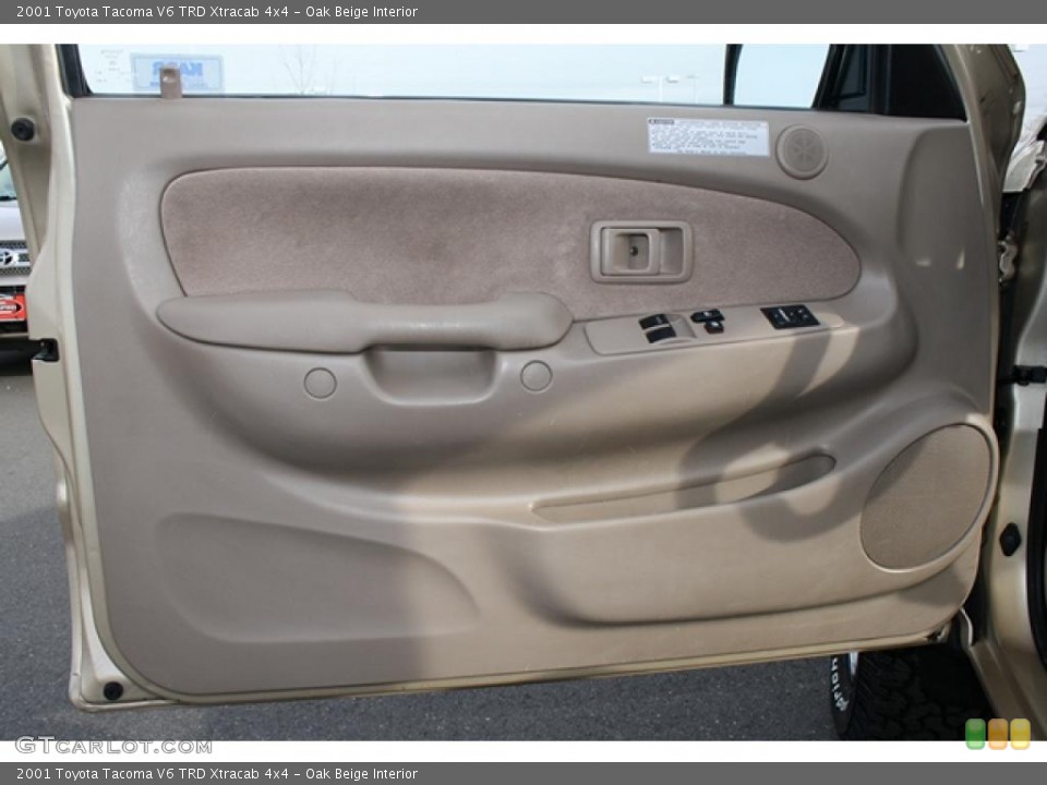 Oak Beige Interior Door Panel for the 2001 Toyota Tacoma V6 TRD Xtracab 4x4 #40581473