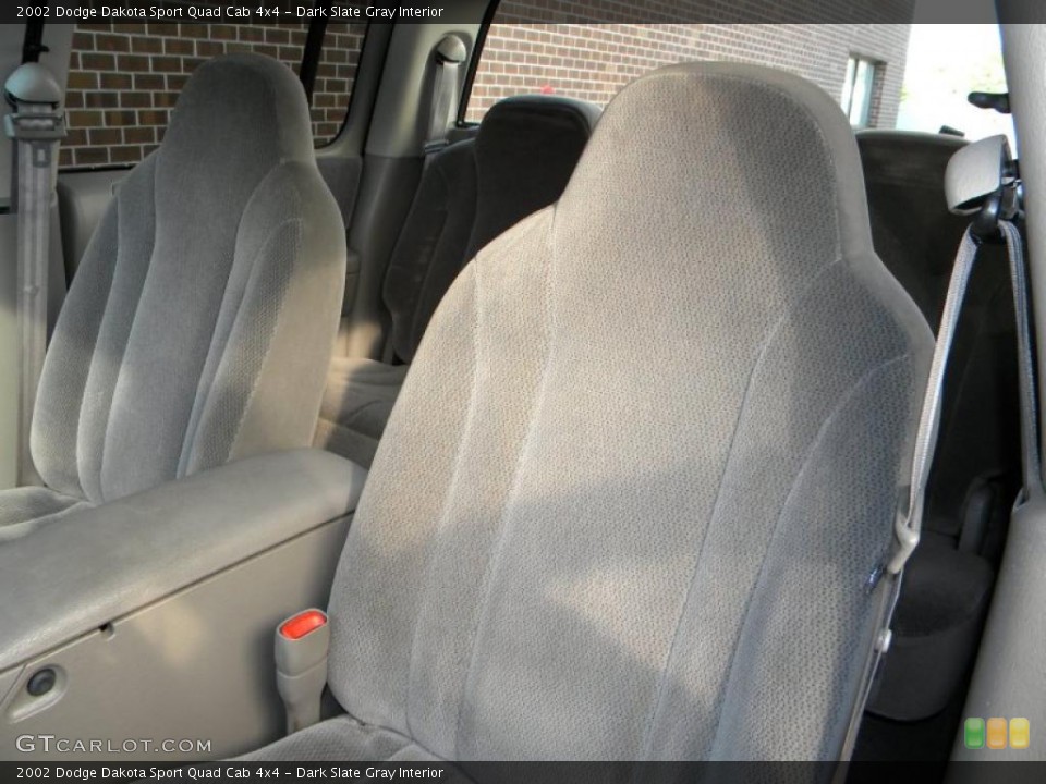 Dark Slate Gray Interior Photo for the 2002 Dodge Dakota Sport Quad Cab 4x4 #40582909
