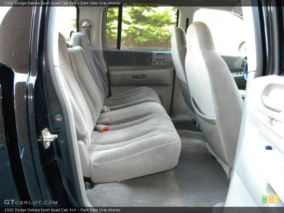 Dark Slate Gray Interior Photo for the 2002 Dodge Dakota Sport Quad Cab 4x4 #40583093