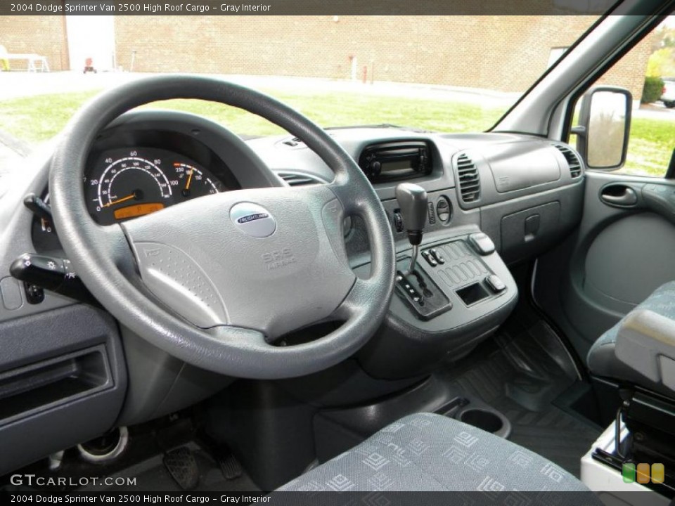 Gray Interior Prime Interior for the 2004 Dodge Sprinter Van 2500 High Roof Cargo #40585845