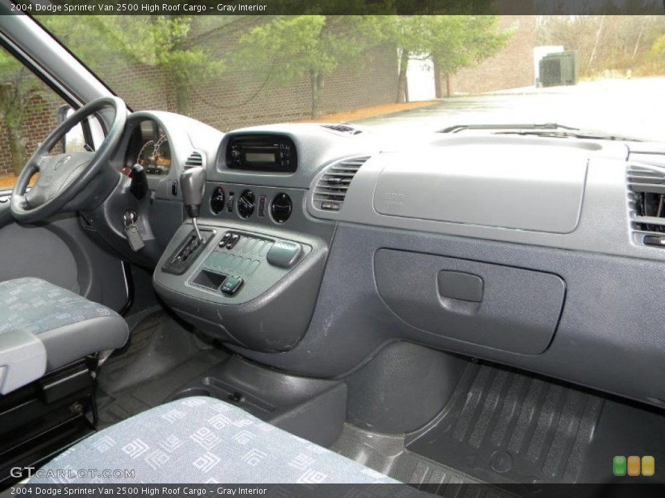 Gray Interior Dashboard for the 2004 Dodge Sprinter Van 2500 High Roof Cargo #40585989