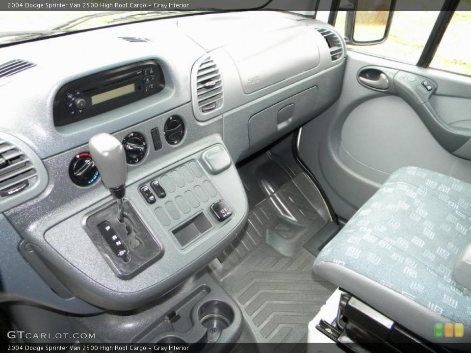 Gray Interior Dashboard for the 2004 Dodge Sprinter Van 2500 High Roof Cargo #40586181