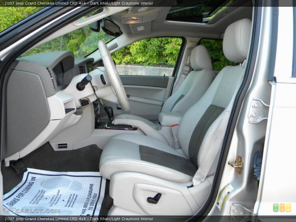 Dark Khaki/Light Graystone Interior Photo for the 2007 Jeep Grand Cherokee Limited CRD 4x4 #40587229
