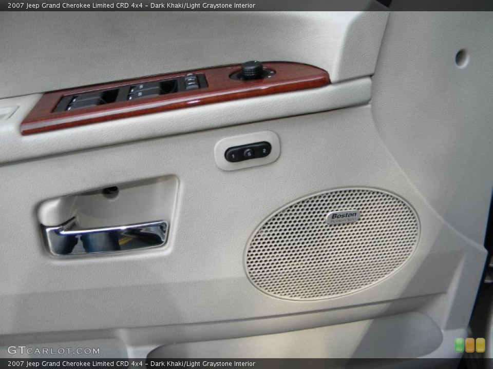 Dark Khaki/Light Graystone Interior Door Panel for the 2007 Jeep Grand Cherokee Limited CRD 4x4 #40587325