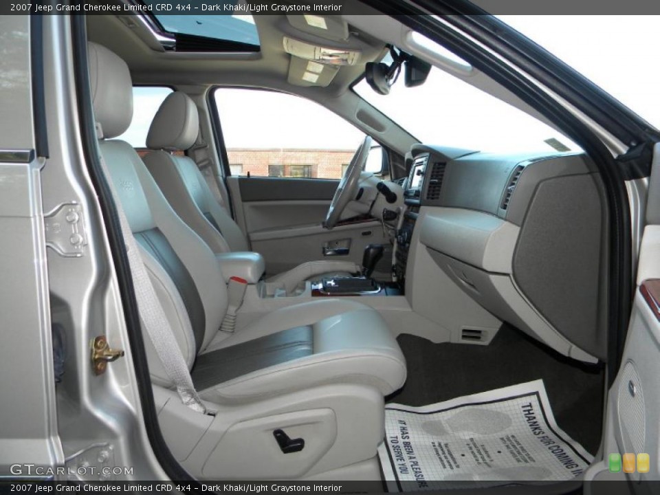 Dark Khaki/Light Graystone Interior Photo for the 2007 Jeep Grand Cherokee Limited CRD 4x4 #40587489