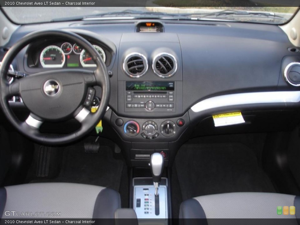 Charcoal Interior Prime Interior for the 2010 Chevrolet Aveo LT Sedan #40587869