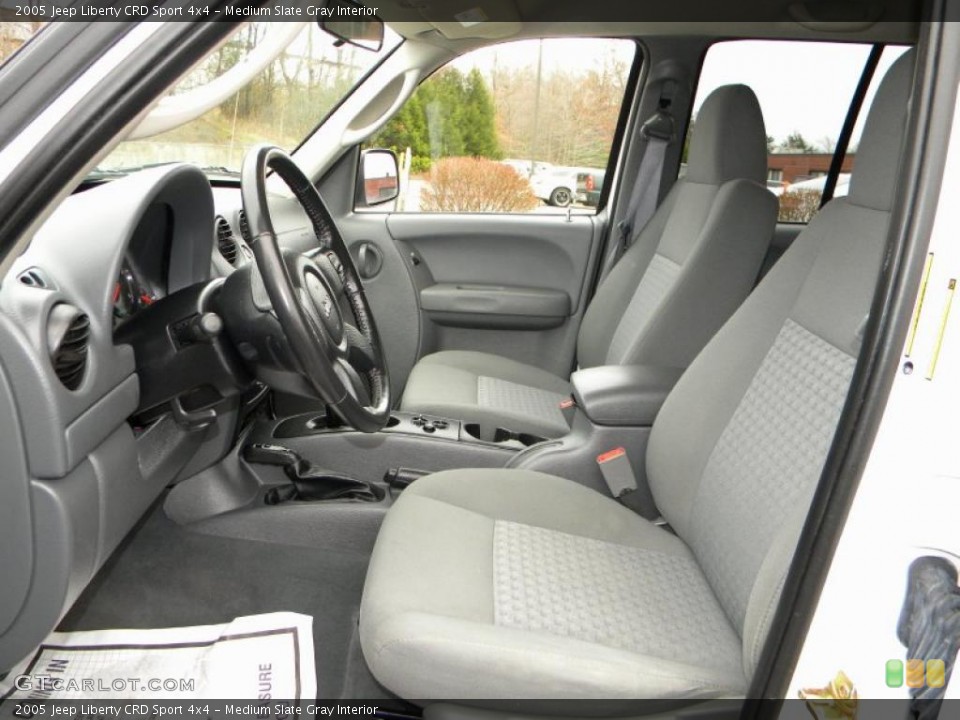 Medium Slate Gray Interior Photo for the 2005 Jeep Liberty CRD Sport 4x4 #40588433