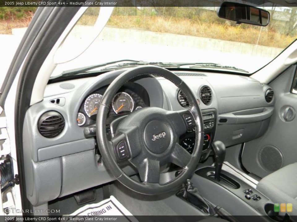 Medium Slate Gray Interior Prime Interior for the 2005 Jeep Liberty CRD Sport 4x4 #40588453