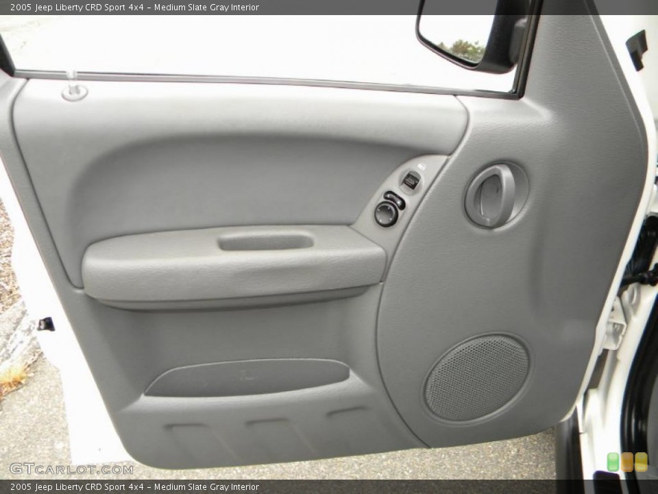Medium Slate Gray Interior Door Panel for the 2005 Jeep Liberty CRD Sport 4x4 #40588493