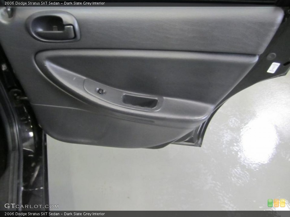 Dark Slate Grey Interior Door Panel for the 2006 Dodge Stratus SXT Sedan #40589313