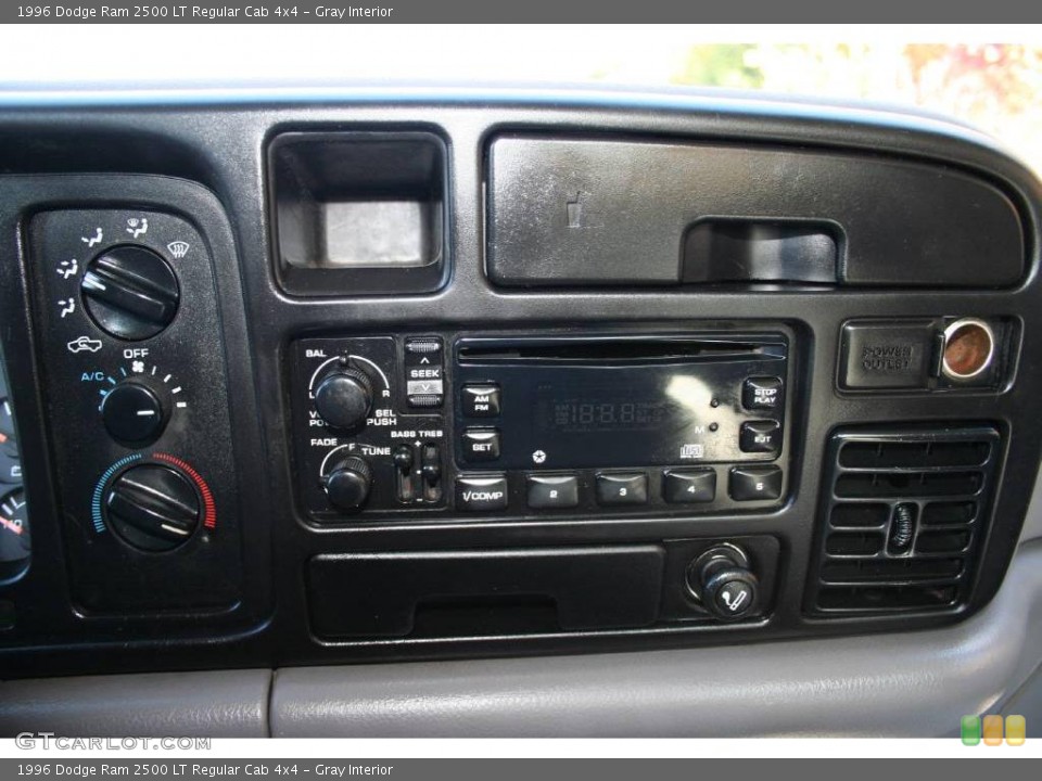 Gray Interior Controls for the 1996 Dodge Ram 2500 LT Regular Cab 4x4 #40589429