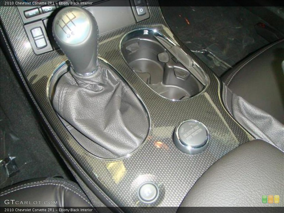 Ebony Black Interior Transmission for the 2010 Chevrolet Corvette ZR1 #40590265