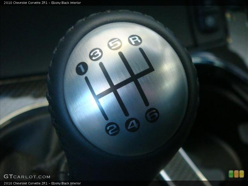 Ebony Black Interior Transmission for the 2010 Chevrolet Corvette ZR1 #40590301