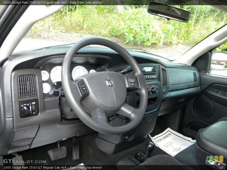Dark Slate Gray Interior Prime Interior for the 2005 Dodge Ram 2500 SLT Regular Cab 4x4 #40592045