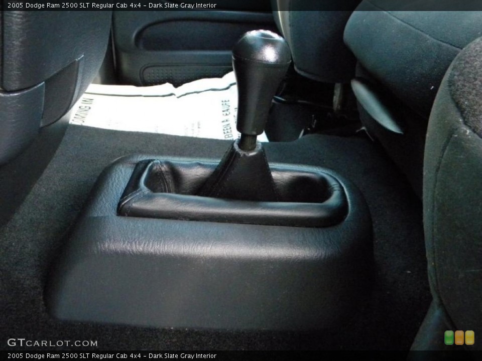 Dark Slate Gray Interior Controls for the 2005 Dodge Ram 2500 SLT Regular Cab 4x4 #40592061