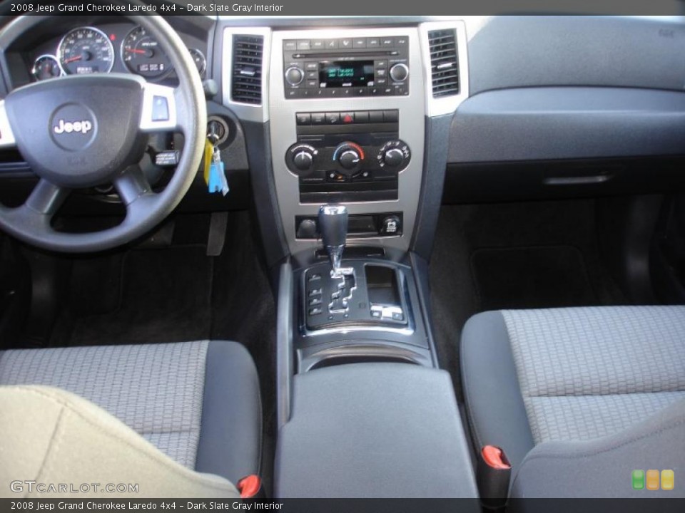 Dark Slate Gray Interior Dashboard for the 2008 Jeep Grand Cherokee Laredo 4x4 #40592253