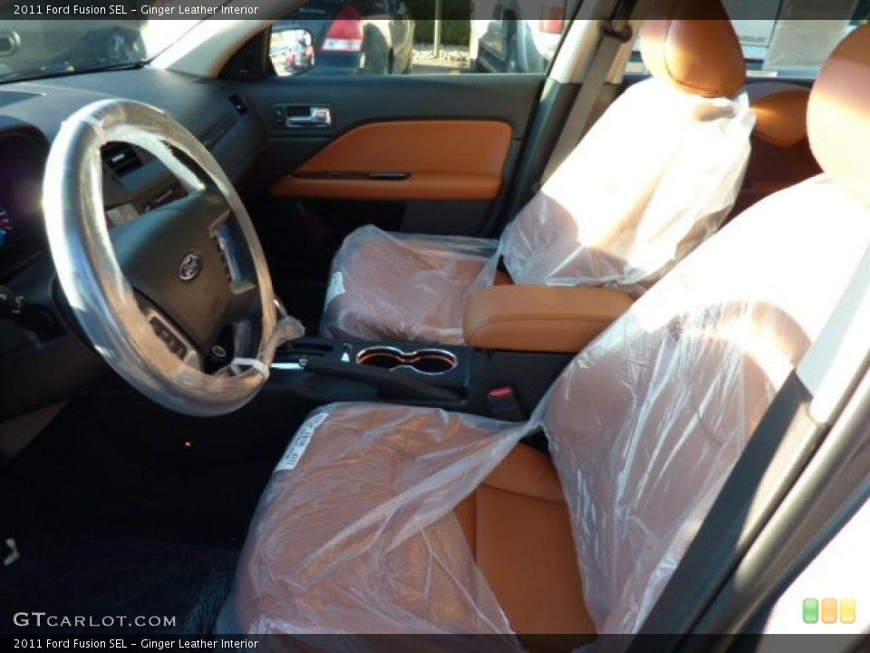 Ginger Leather Interior Photo for the 2011 Ford Fusion SEL #40592693