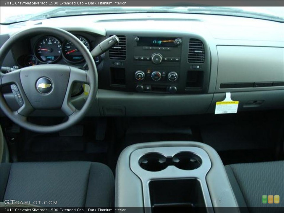 Dark Titanium Interior Dashboard for the 2011 Chevrolet Silverado 1500 Extended Cab #40592982