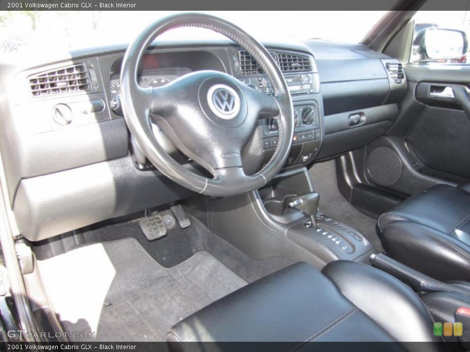 Black Interior Photo for the 2001 Volkswagen Cabrio GLX #40593389