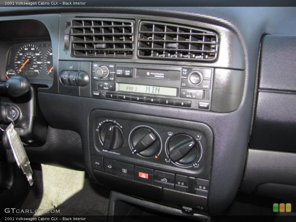 Black Interior Controls for the 2001 Volkswagen Cabrio GLX #40593413