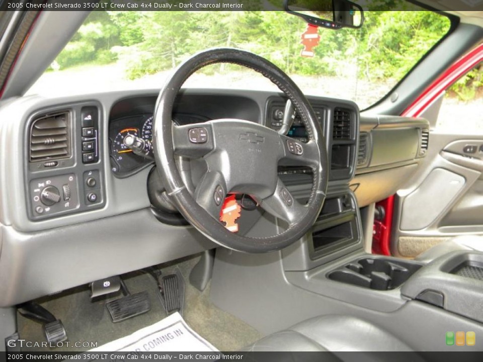 Dark Charcoal Interior Dashboard for the 2005 Chevrolet Silverado 3500 LT Crew Cab 4x4 Dually #40593809